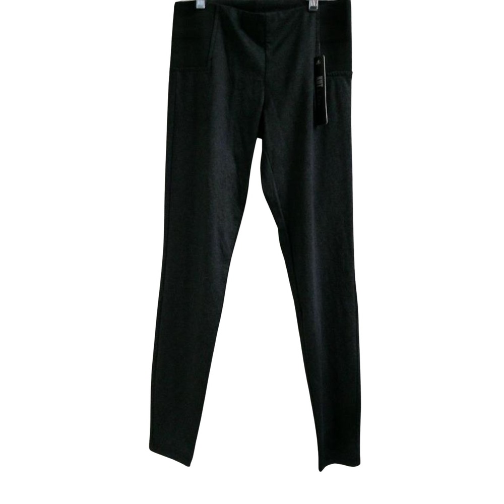 Kut From The Kloth Angie Skinny Pants Size Sm. Black Herringbone Pull-On Stretch